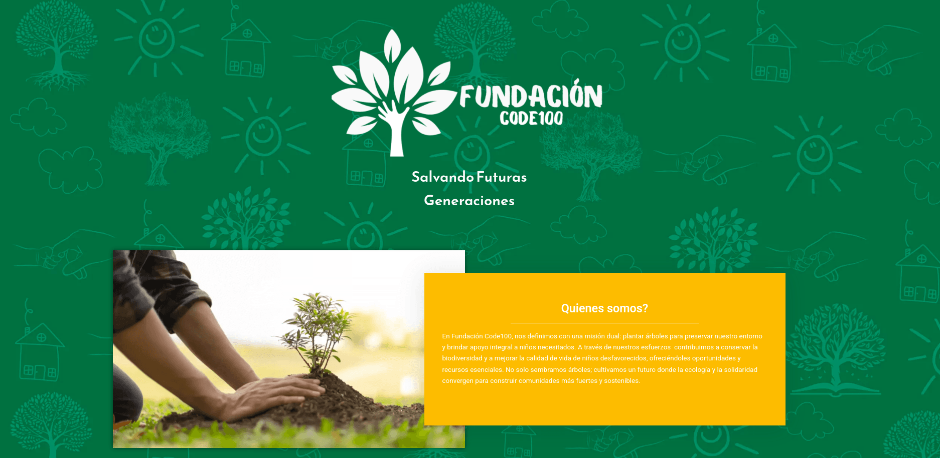 Plantando un árbol